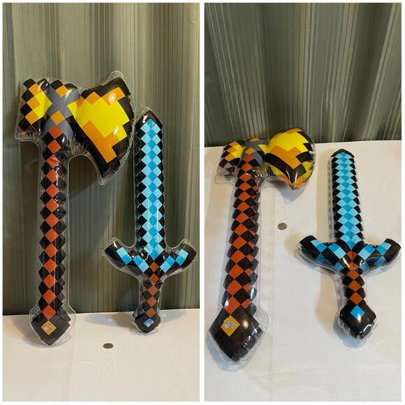 Minecraft Inflatable Swords - Picture 1 of 1